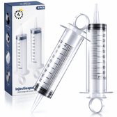 Twenty4seven® Injectiespuit 2 Stuks 100ML - Doseerspuit met Extra Lange Tuit - Grote Spuit zonder Naald - Voor Huisdieren, Navullen & Doseren