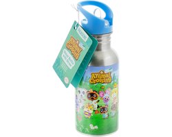 Hervulbare Metalen Drinkfles met Rietje 500 ml voor Kinderen en Volwassenen