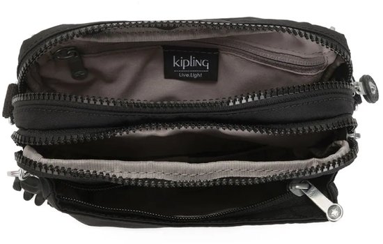 kipling Sac à épaule bandoulière Sac banane Basic Abanu Multi Convertible Crossbody Black Noir