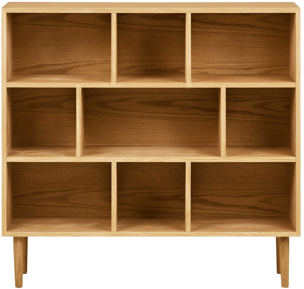 House Nordic Boekenkast Oshawa - Naturel Hout - 112x105x30cm