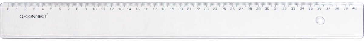 Q-CONNECT meetlat, plastic, in etui, 40 cm 20 stuks