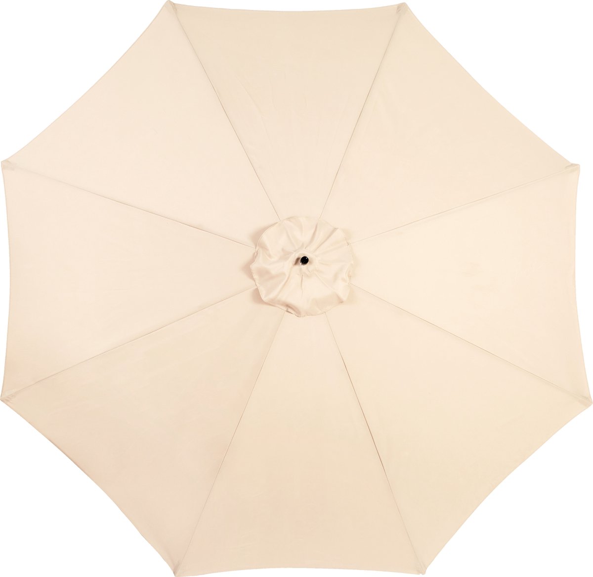 OKWISH Dubbele Parasol – 450 Cm – Kantelbaar Met Draaislinger – Staal – Khaki – Grote Schaduw Voor Tuin En Terras