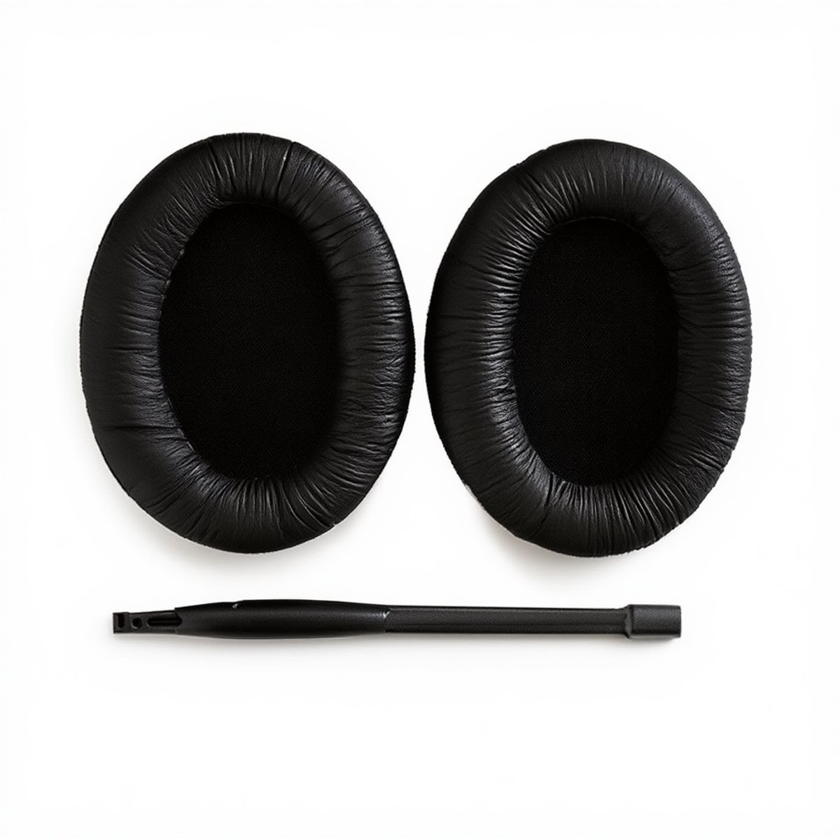 Set Oorkussens voor Sennheiser Koptelefoon – HD201 Oorkussen – HD201/HD206/HD180/HD200 Pro - Kunstleer met Zacht Schuim