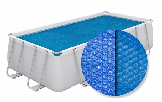 Couverture solaire de piscine 412x201x122 / 404x201x100