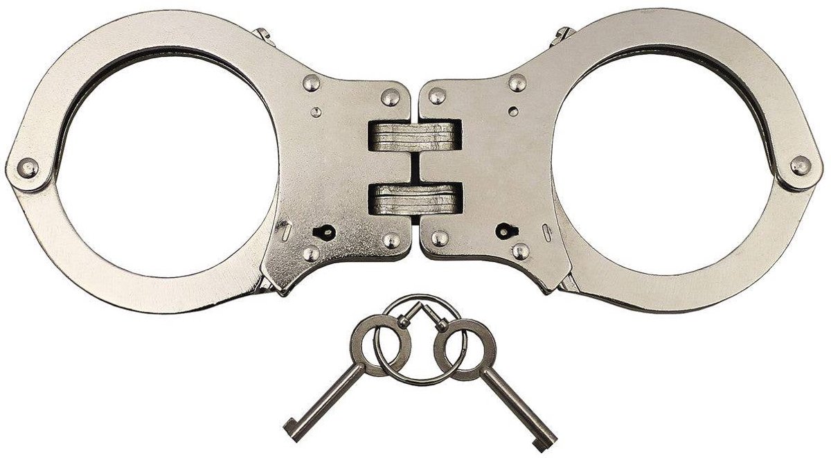 Professionele Handboeien - Scharnier - Staal - Double Lock