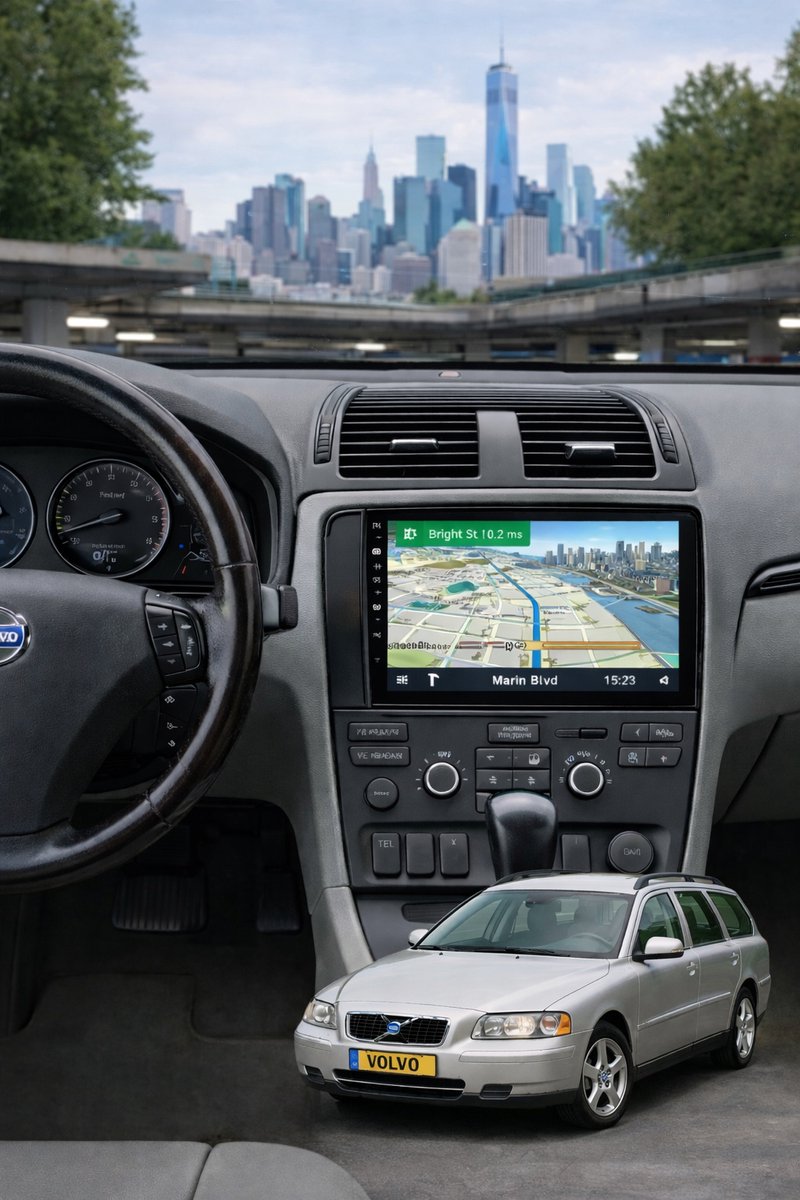 ADIVOX T1 9 inch geschikt voor Volvo S60/V70/XC70 2000-2009 CarPlay/Auto/Wifi/GPS/DSP/DAB+