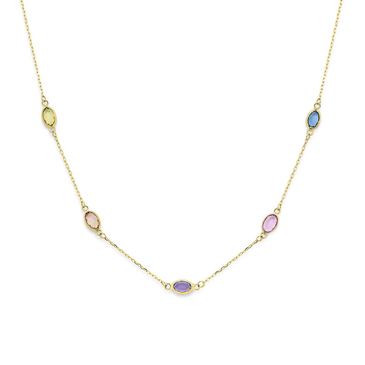 Collier synthetische stenen 41 - 43 - 45 cm