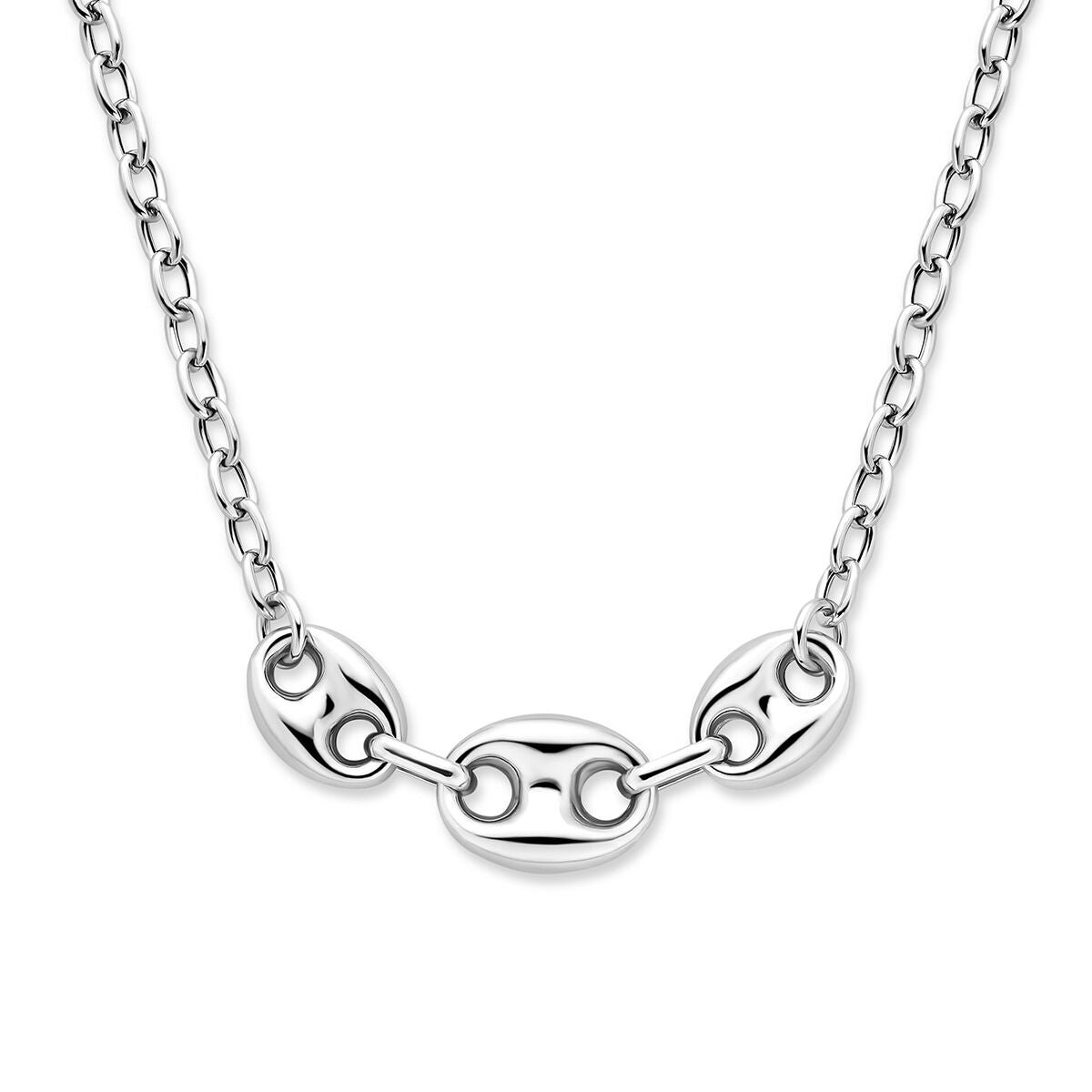 Collier koffieboon 4,3 mm 41 + 4 cm