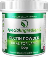 Pectine Poeder - 100 g - Natuurlijk Geleermiddel - Perfect voor Jam & Marmelade - Vegan Gelatinevervanger - Ideaal voor Fruitgom / Fruitsnoep - Moderne Gastronomie - Moleculair Koken - Hersluitbare Pot - Recycled Plastic