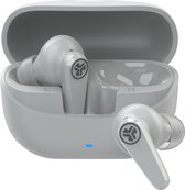 JLab Go Pods ANC Draadloze Oordopjes Met Noise Cancelling - Oortjes Draadloos Bluetooth - 26 uur Batterijduur - Hybrid ANC - Equalizer EQ4 App - Multipoint - Fast Charging Case - Wit