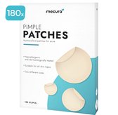 Doos met Mecura puistjes pleisters. Hydrocolloïde pleisters voor acne. 180 stuks.