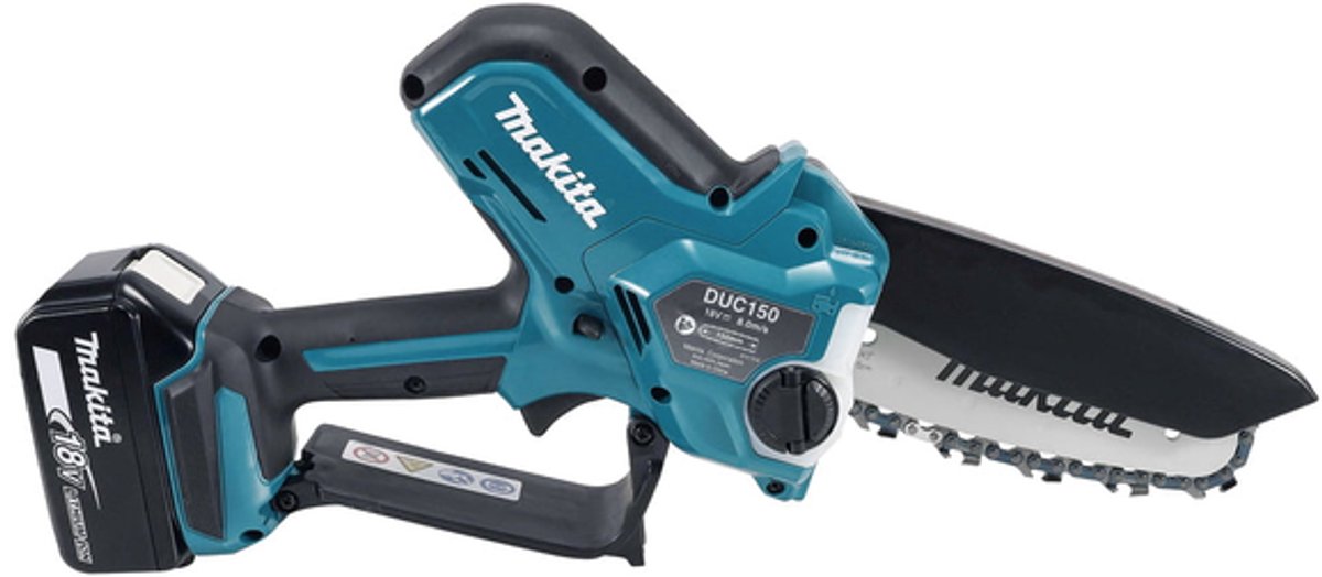 Makita DUC150 Scie d'élagage sur batterie 15 cm 18V - 3,0 Ah + chargeur