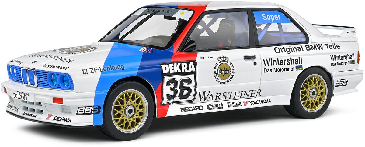 Solido BMW E30 M3 #36 weiß 1:18 Auto