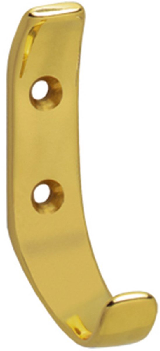 Kapstokhaak Messing Gelakt 25905 70Mm Ferra