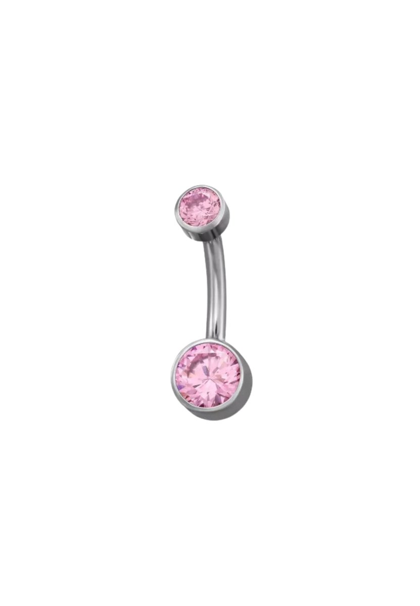 Interne Schroef Barbell Navelpiercing