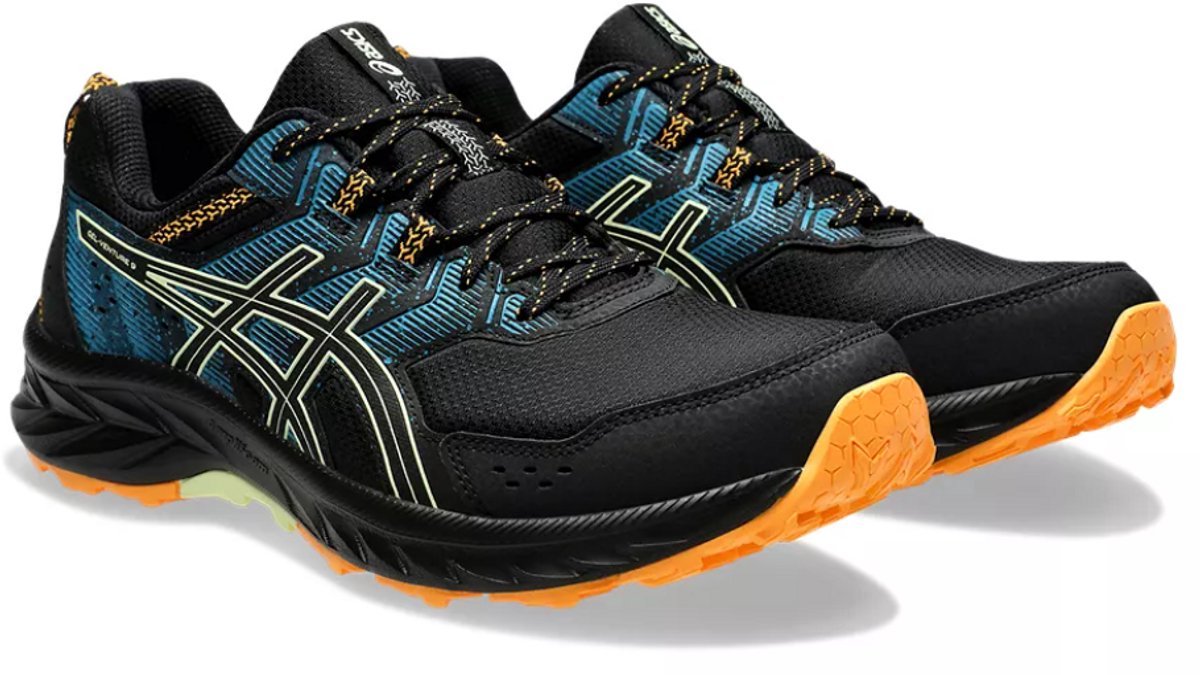 Asics GEL-VENTURE 9 Haardloopschoen Trailschoen /Matcha Mannen Zwart