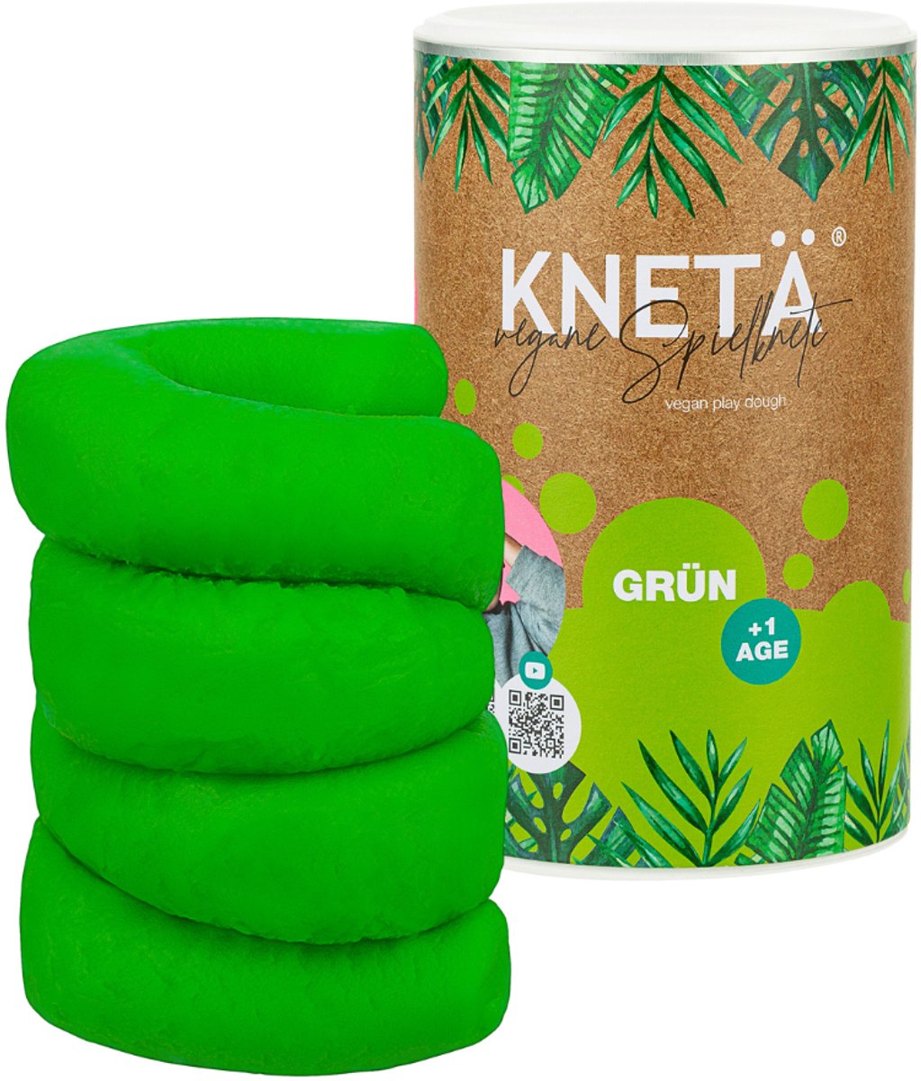 KNETA Vegan Speelklei - XXL Tube Groen 1000g