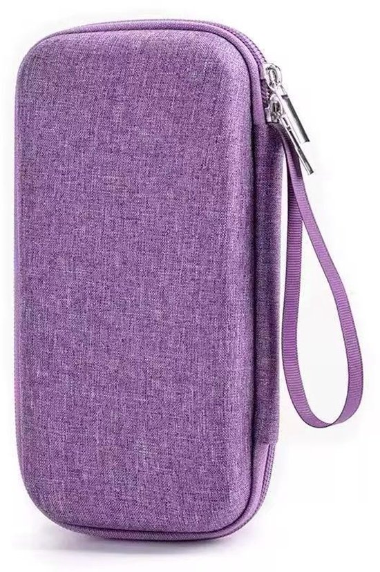 Insuline Koelcase – Medicatie Koeltas – Inclusief 2 Ice Packs – Voor Reizen & Dagelijks Gebruik – Waterdicht & Schokbestendig – Paars