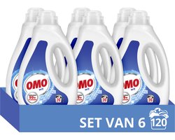 Omo Wit Vloeibaar Wasmiddel - 6 x 20 Wasbeurten - Voordeelverpakking