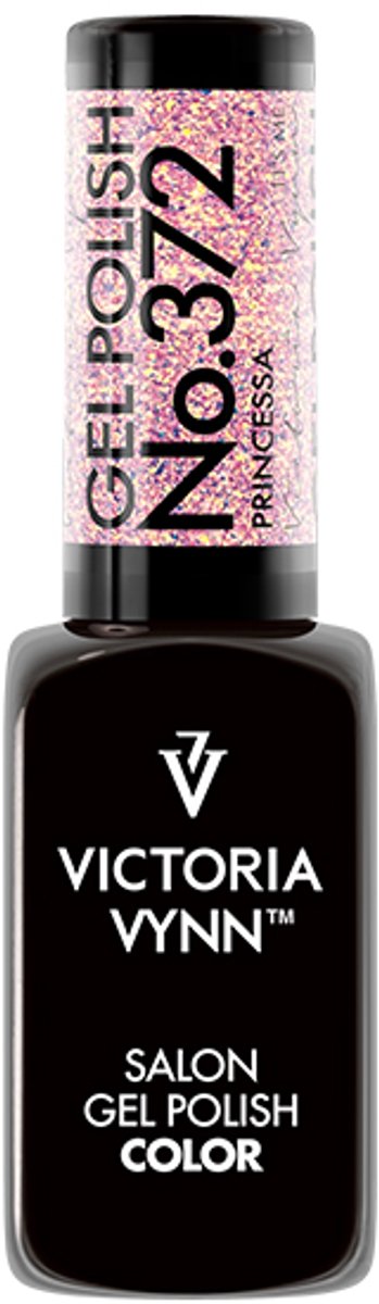 Victoria Vynn – Salon Gelpolish 372 Princessa - mermaid effect - roze glitters shimmers - gel polish - gellak - nagels - nagelverzorging - nagelstyliste - uv / led - nagelstylist - callance