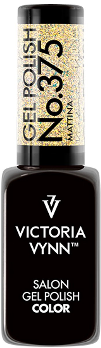Victoria Vynn – Salon Gelpolish 375 Mattina - mermaid effect - gouden glitters shimmers - geel - gel polish - gellak - nagels - nagelverzorging - nagelstyliste - uv / led - nagelstylist - callance