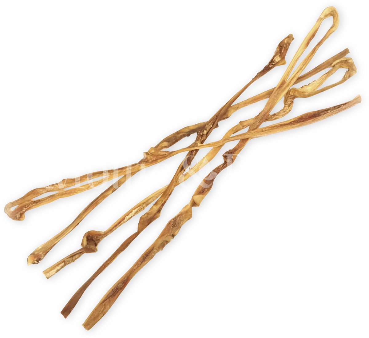 Mollie & Babs - Runderkophuid XXL - Hondensnacks - Kauwsnack - Rund - Zeer Hard - Fanatieke Kluivers - 100% Natuurlijk - Ca. 80cm 4 Stuks