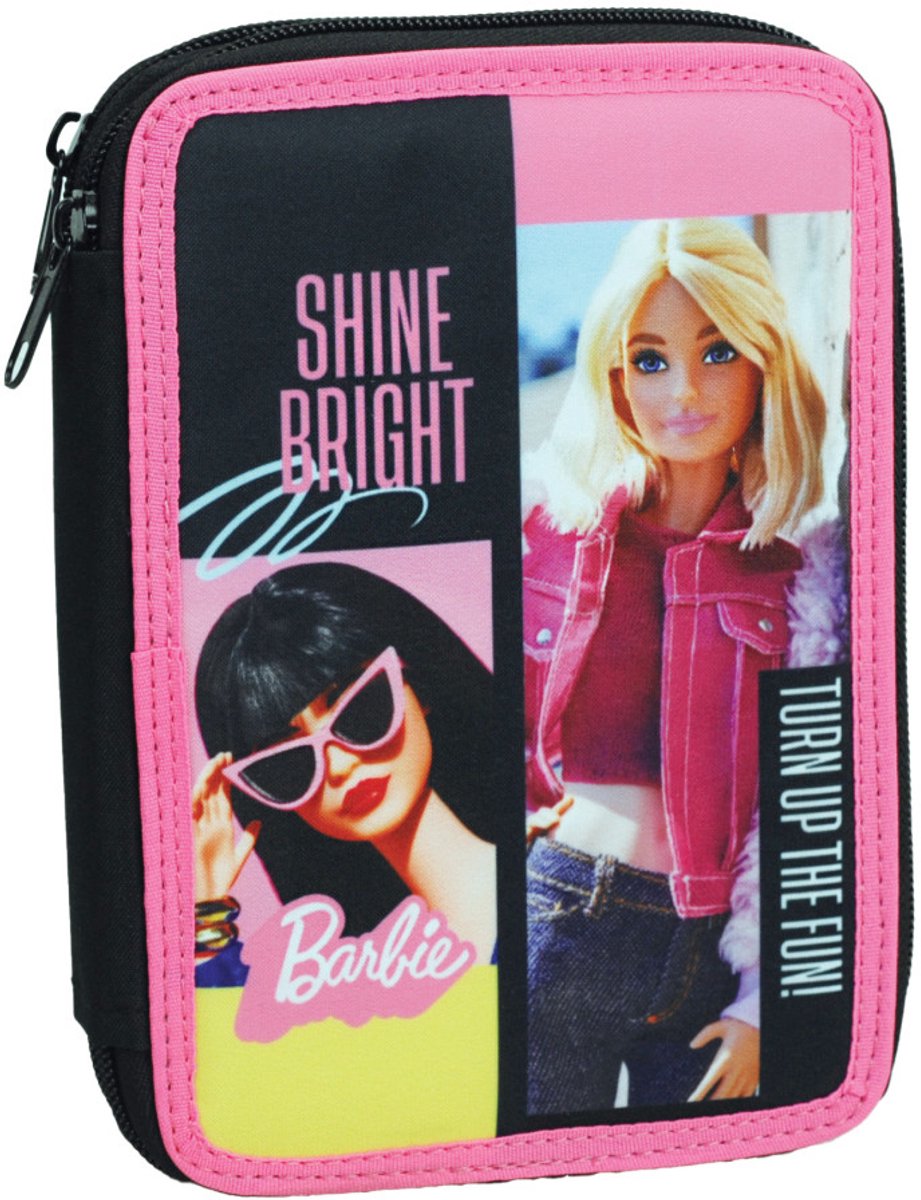 Barbie Shine Bright, dubbeldekker etui, gevuld met Barbie Shine Bright,