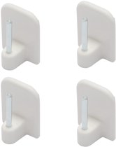 4/2 stuks zelfklevende gordijnroede, geen boren nodig voor installatie