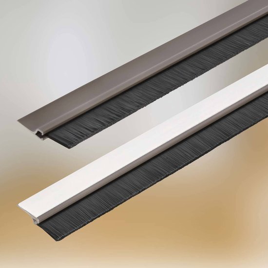KOTARBAU® Deurborstel, PVC, 1 m, Bruin, 45 mm, Borstelafdichting ...