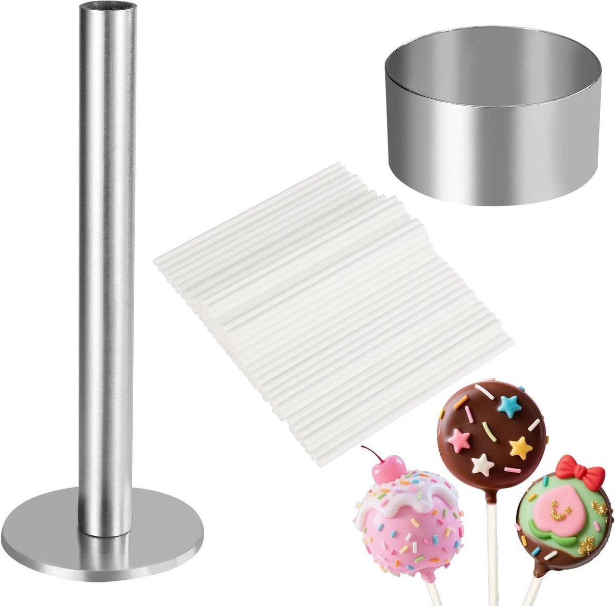 Ronde Cakepopvormen Set voor Bakgereedschappen Thuisfeestjes Verjaardagen