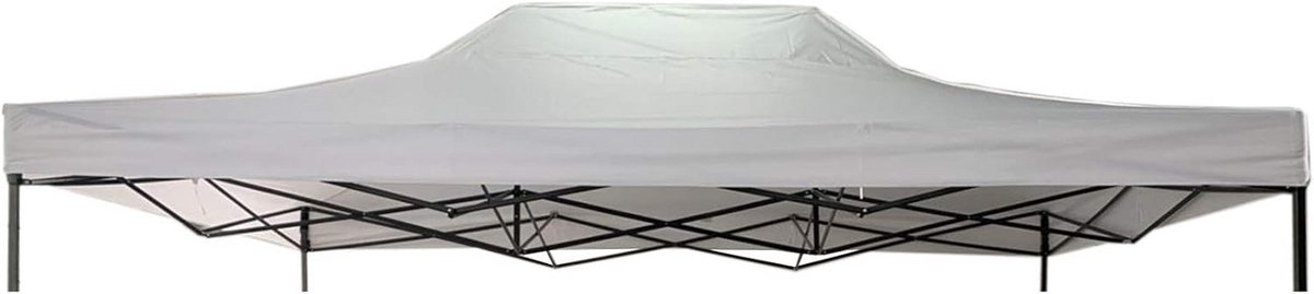 Vervangend Dak voor Paviljoen 3x4,5 Meter Wit Polyester