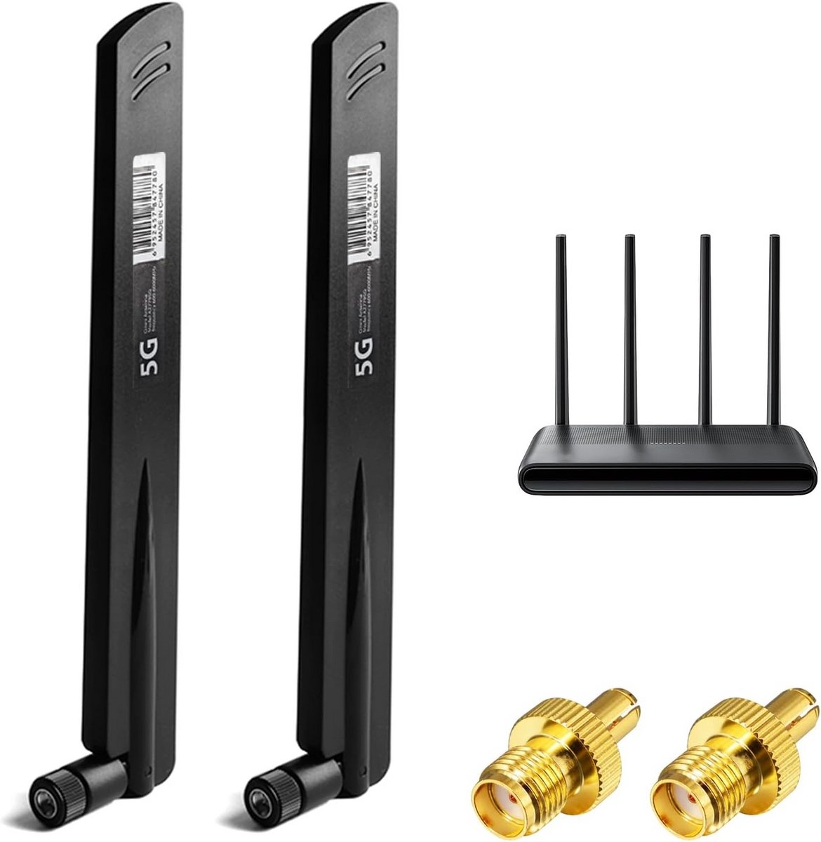 5G LTE Antenne 18dBi Omnidirectioneel voor 3G/4G Router Signaalversterker SMA/TS9