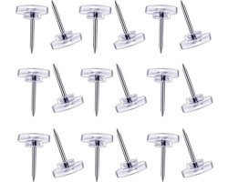 Punaises - Punaise - punaises voor prikbord - 150 stuks - punaises Transparant - pushpins - push pins - pushpin clips - Prikker - Decoratieve pushpins - kleine kop-markeringspinnen - 1*1*1.6cm