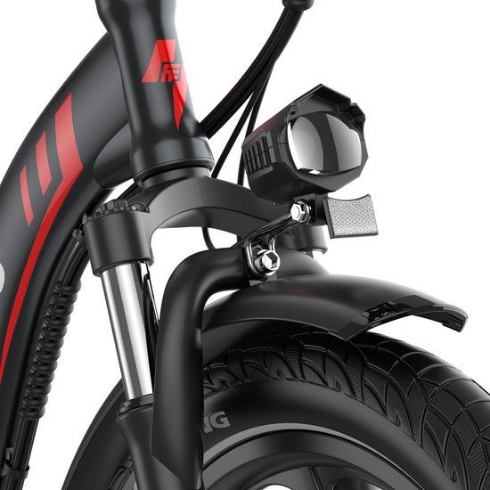 Fafrees F20+ Elektrische Fiets - 250W Motor - 36V 20Ah Accu - 20x3" Banden - 90km Bereik - 25 km/u Snelheid - Zwart van FAFREES — afbeelding 3