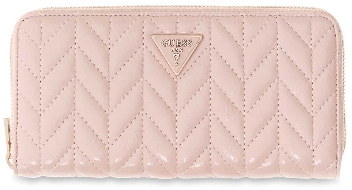 GUESS portemonnee Cheryl SLG Zip Around Wallet Light Rose oud roze