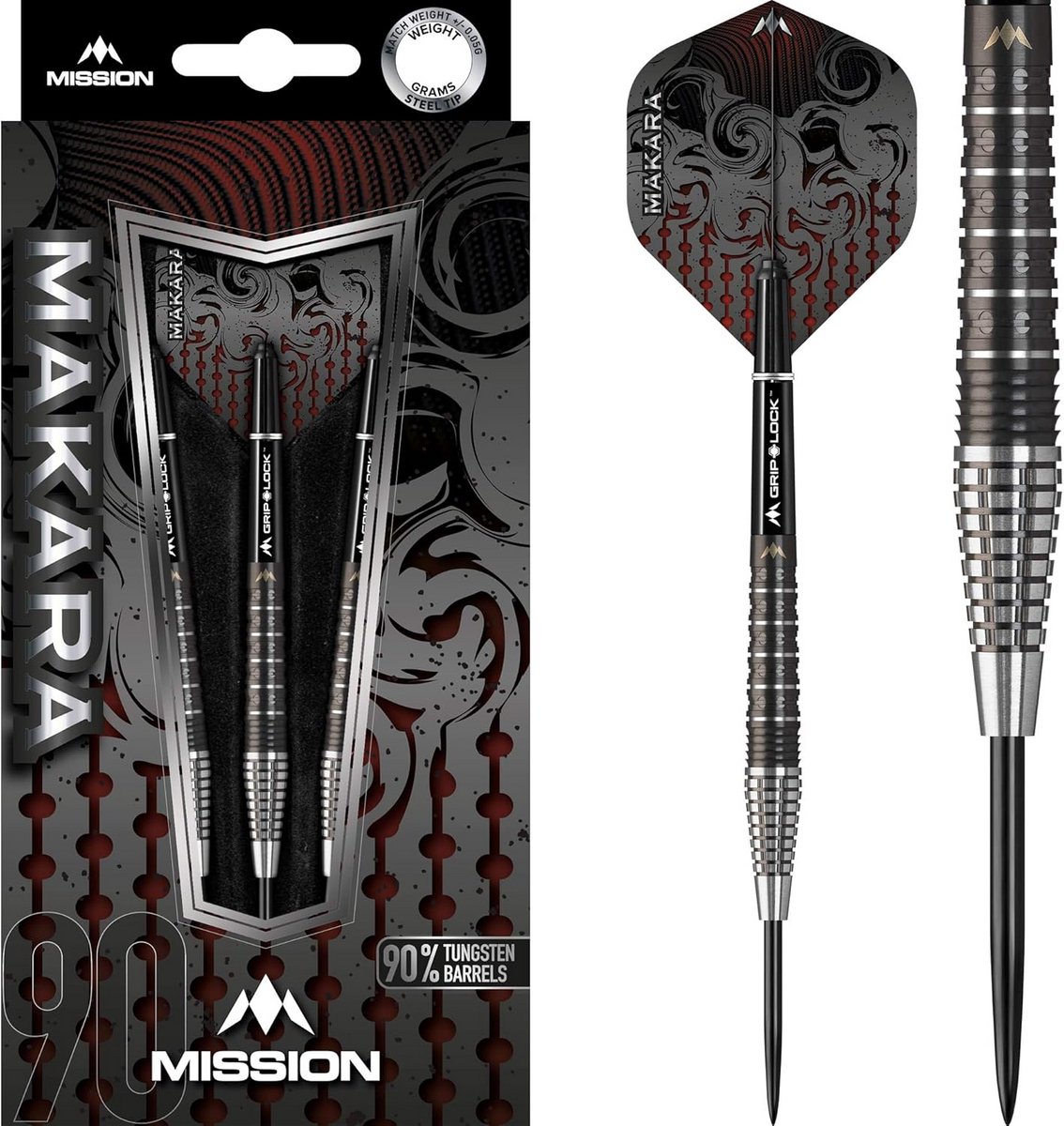 Hoge Kwaliteit 90% Tungsten Steel Tip Dartpijlen Set