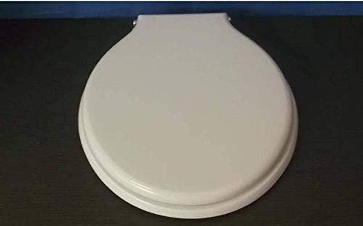 Houten WC Bril met Polyester Coating voor Simas London - Hoogwaardig Zitcomfort in Wit