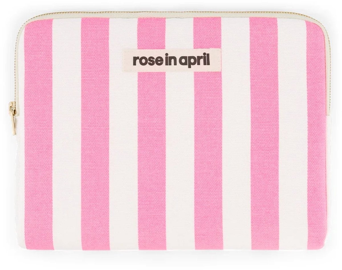 Rose in April Ipad Hoes Neon Rose Strepen