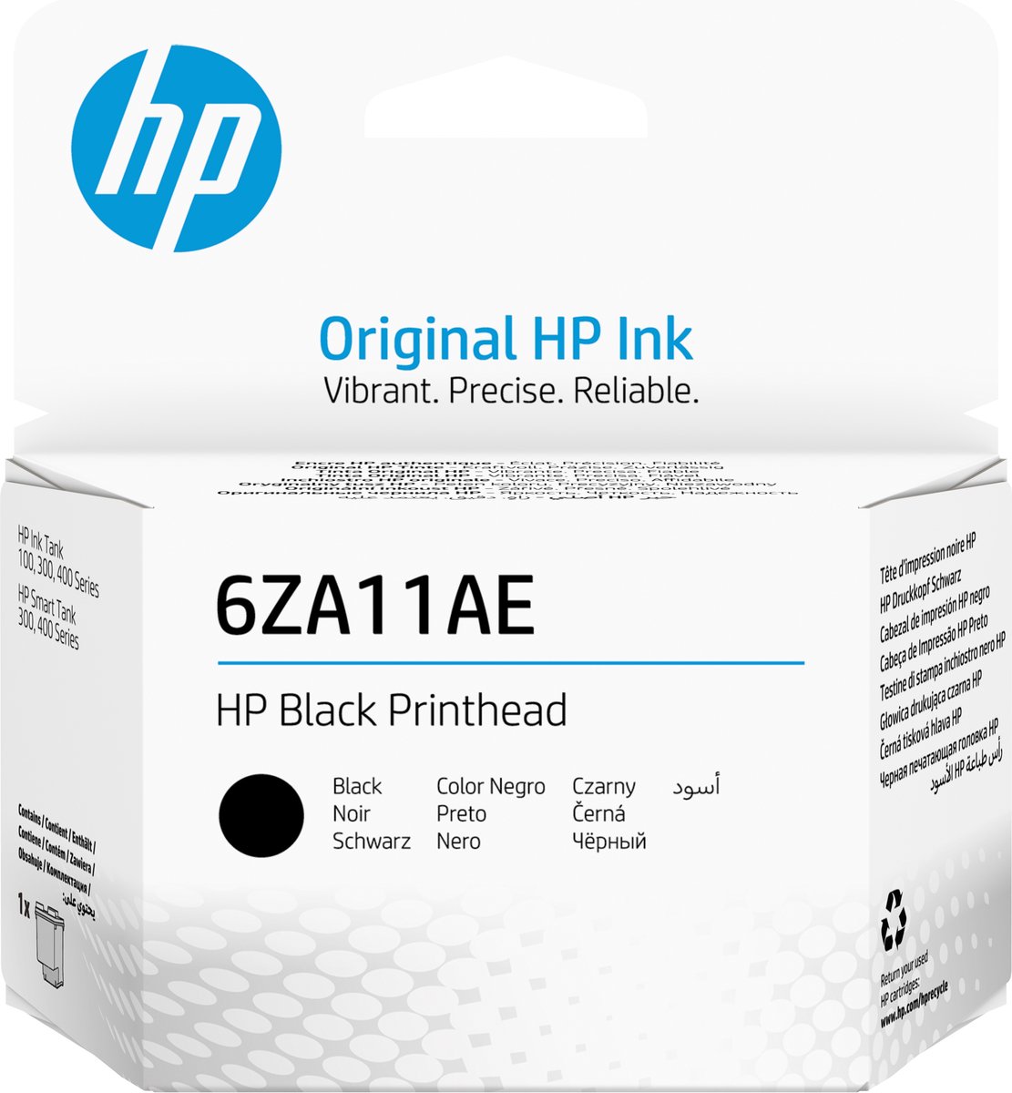 Original Ink Cartridge HP 6ZA11AE Black