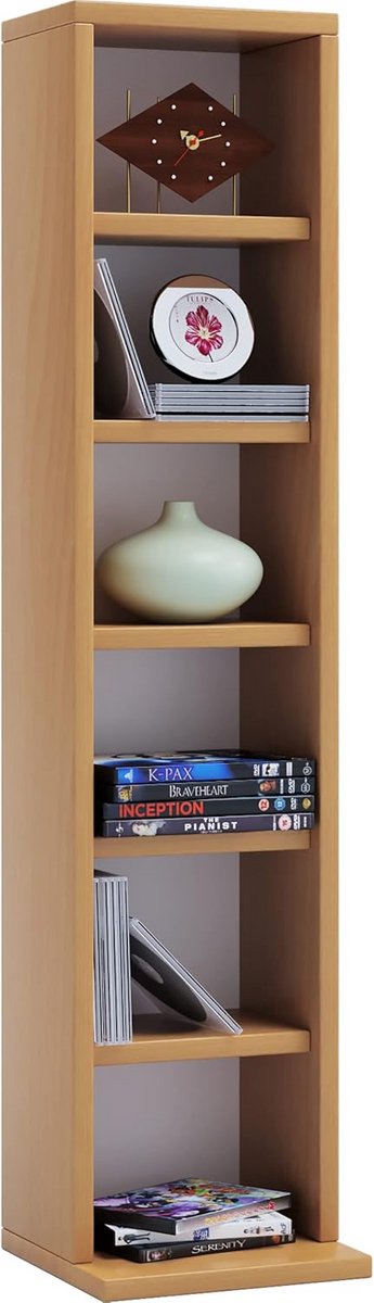 Uitbreidbaar Kastje voor CD's en DVD's met Verstelbare Planken
