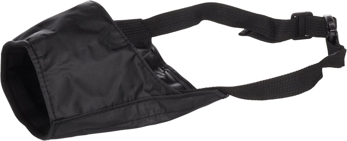 Bol.com Flamingo Ned - Muilband Honden - Muilband Ned Nylon Zwart Xl Nek 55-80cm / Neus 27cm - 1st - 117376 - 1st aanbieding