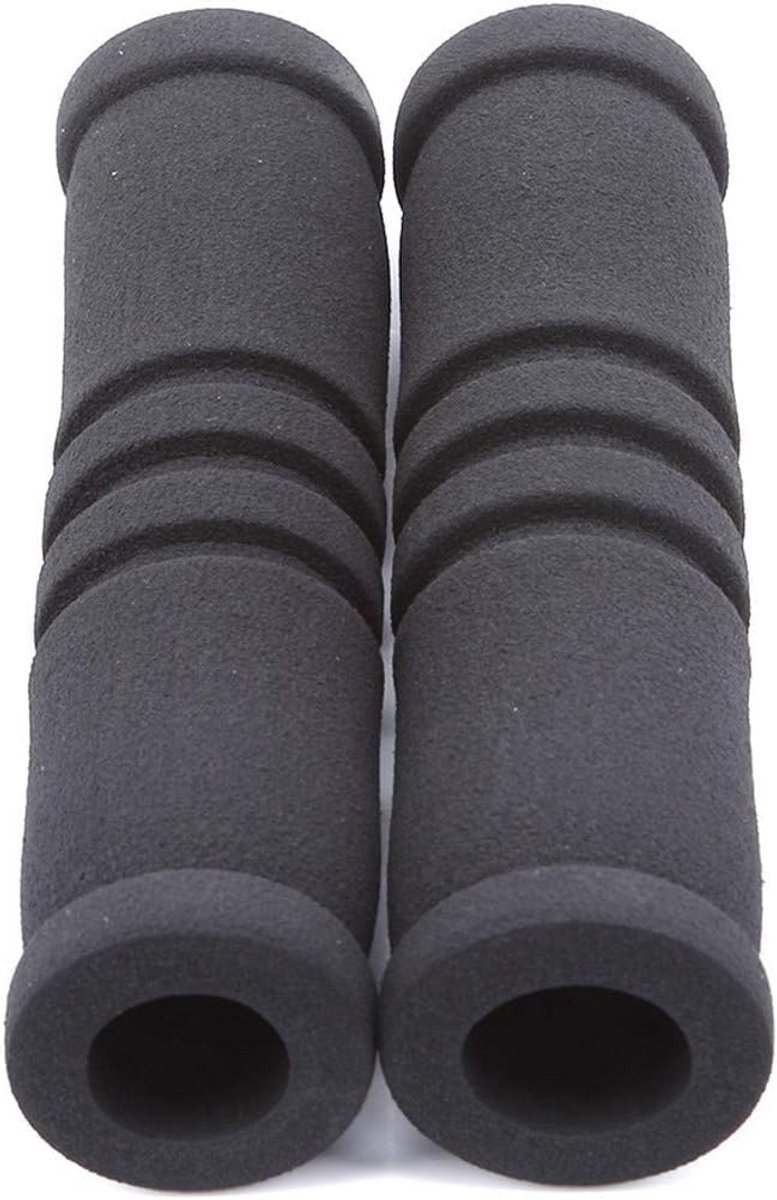 Antislip Schuim Stuur Grips voor Fiets en Motorfiets - Zwart