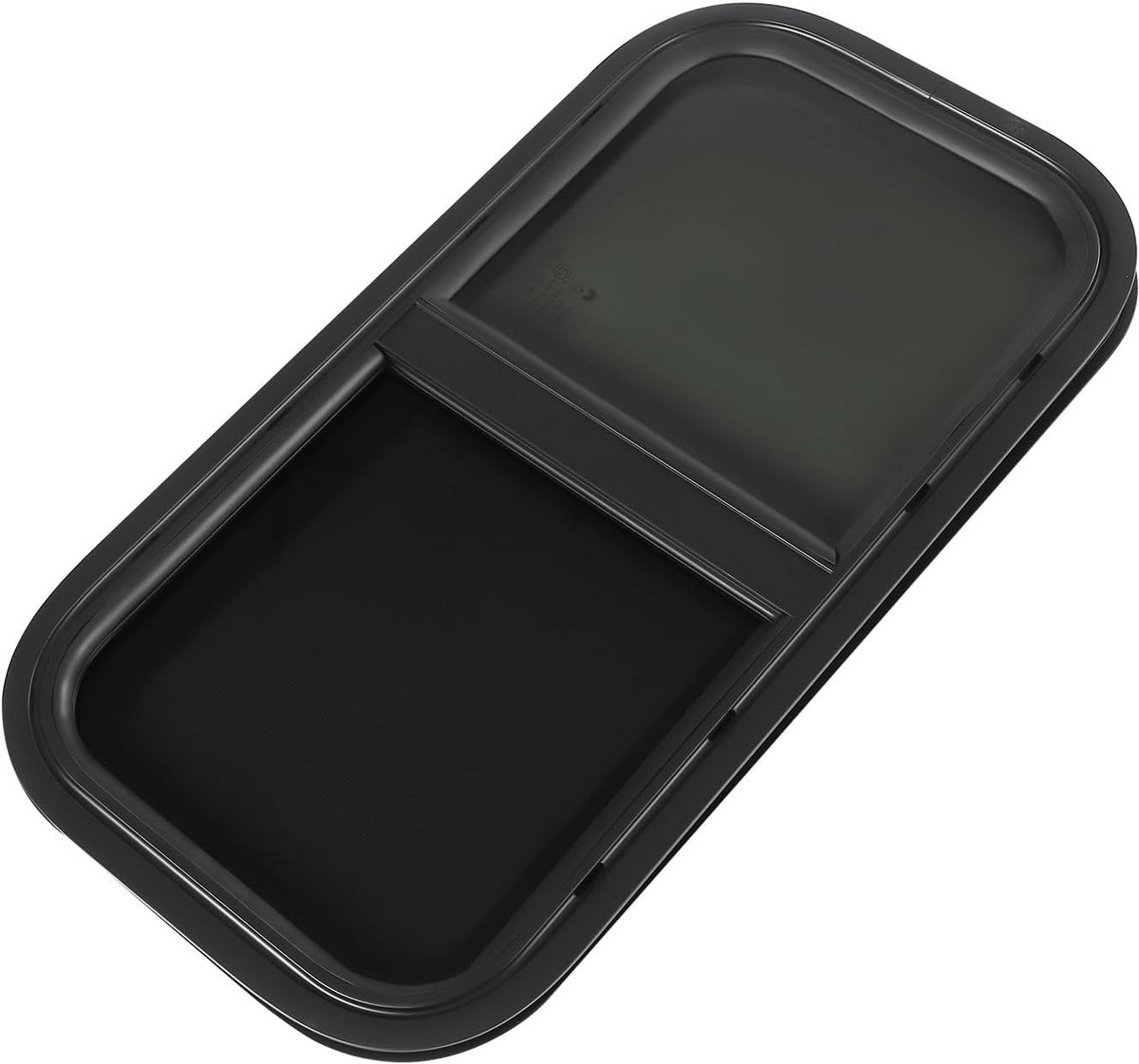 Caravanraam Uitzetraam 70x40 cm Zwart - Zijraam Geschikt voor Camper en Aanhanger