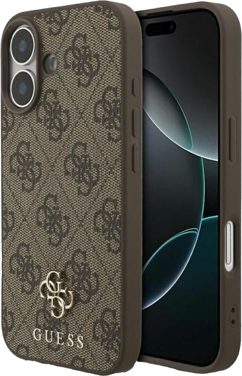 Guess Back Cover Case - iPhone 17 - Bruin - MagSafe-compatibel - Slank en duurzaam design