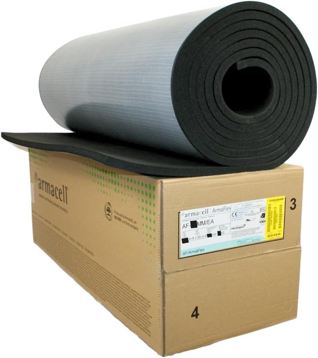Zelfklevende Flexibele Rubber Isolatie 19mm Dikte - Warmte- en Koude-isolatie met Schimmelbescherming