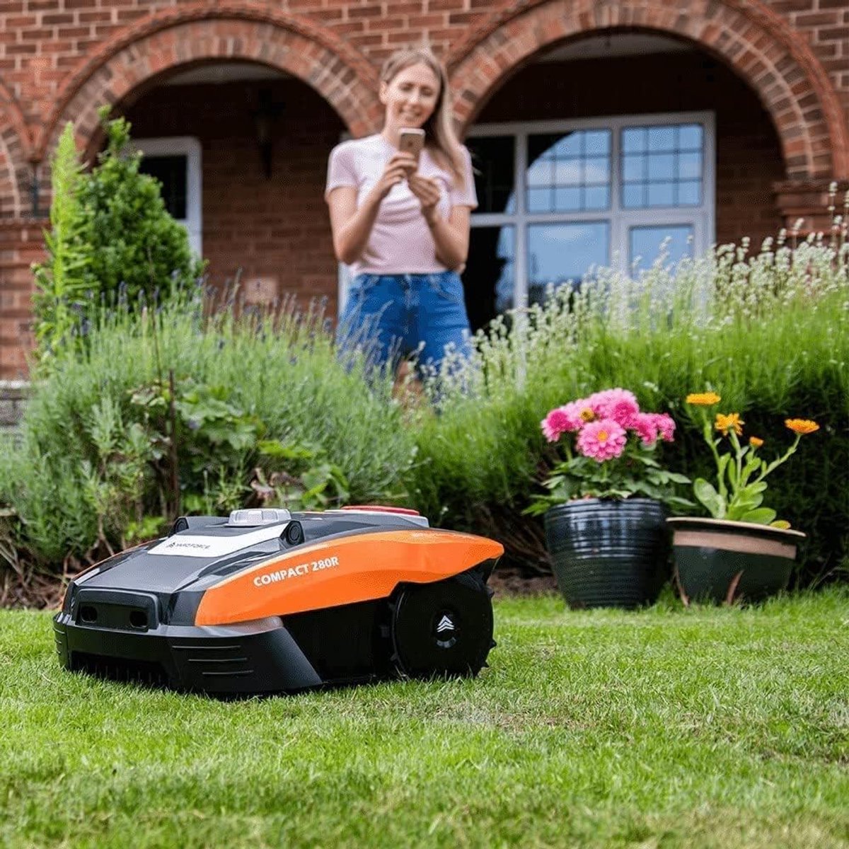 Robotmaaier Automatische Gazonmaaier met iRadar Ultrasone Sensor - afbeelding 2