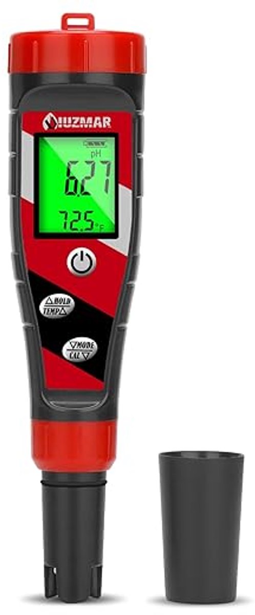 LeeuwenChoice® Digitale PH Meter - Draagbare PH Tester - Zakformaat Voor Aquaria - Water, Laboratorium, Hydrocultuur, Zwembad