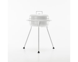 ZEE - KORO - Barbecue - Poedergelakt staal - Wit