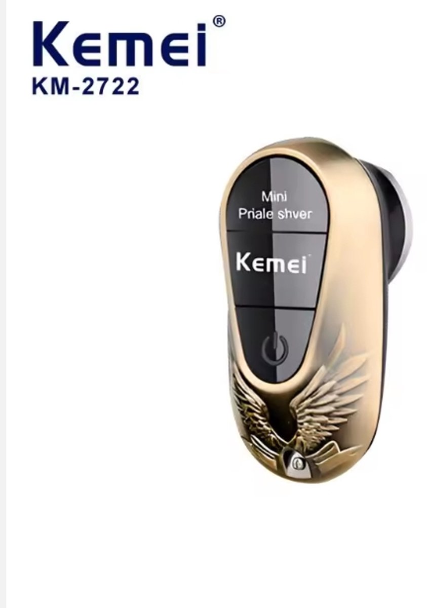 KEMEI KM-2722 Mini Elektrisch Scheerapparaat Waterdicht - afbeelding 3