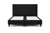 Boxspring SleepEase - 180x200 Zonder matras - Zwart Glad - Golden Matrassen Zeeland